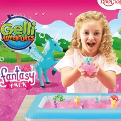 Zimpli Kids Zestaw do tworzenia gelli z figurkami i tacą Gelli Worlds Fantasy Pack 3+