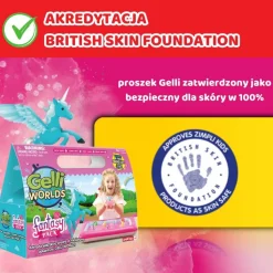 Zimpli Kids Zestaw do tworzenia gelli z figurkami i tacą Gelli Worlds Fantasy Pack 3+