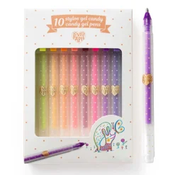 Djeco Zestaw 10 długopisów żelowych CANDY