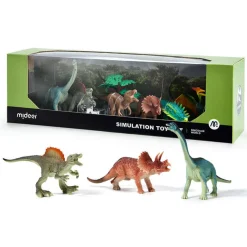 Mideer Zestaw 6 figurek i drzewo - Świat Dinozaurów