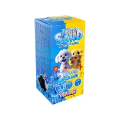 Tuban Zestaw Fluffy Sand puszysty piasek żółty & niebieski 2 x 70 g
