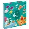 Djeco Zestaw 4 gier LUDO SEA
