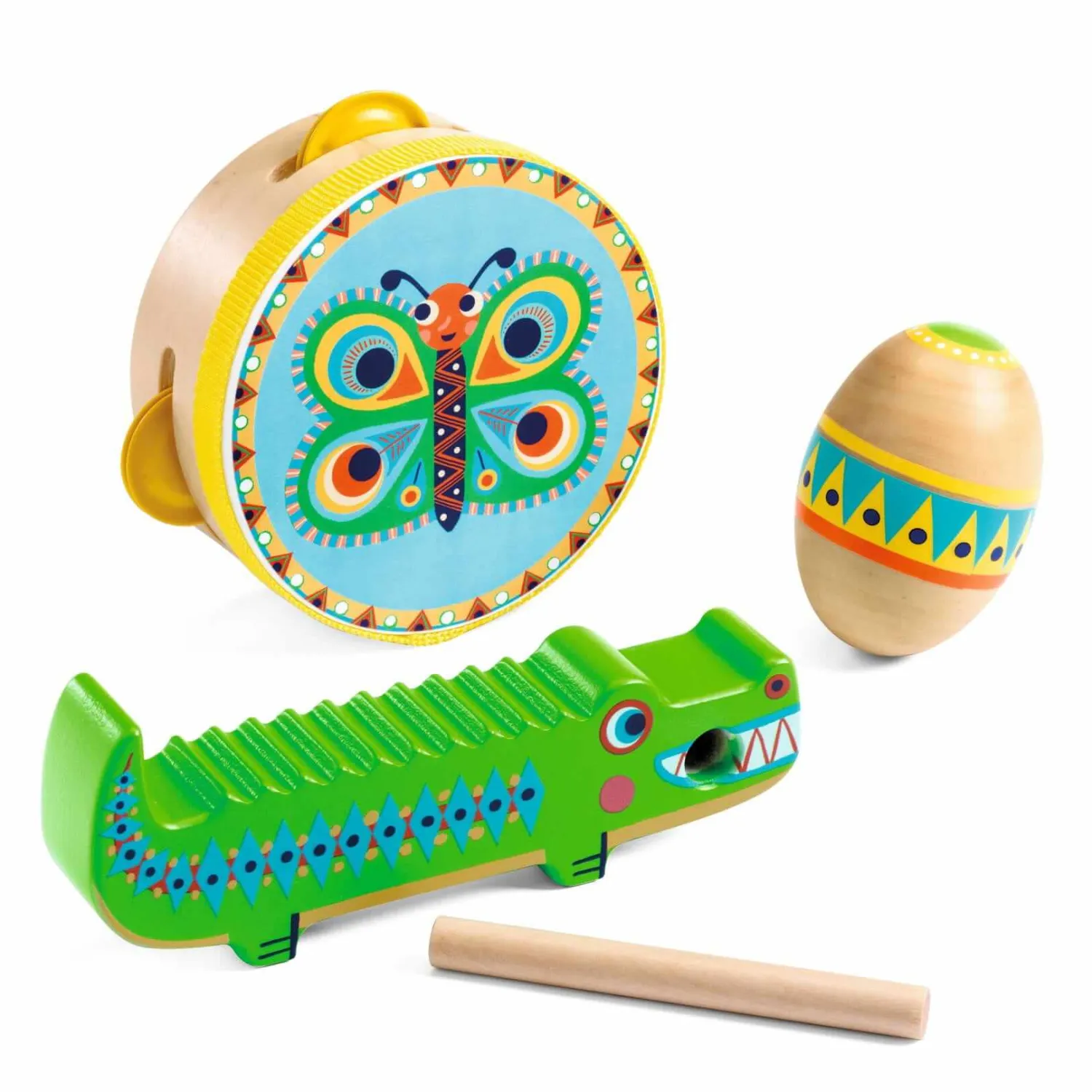 Djeco Zestaw 3 instrumentów perkusyjnych