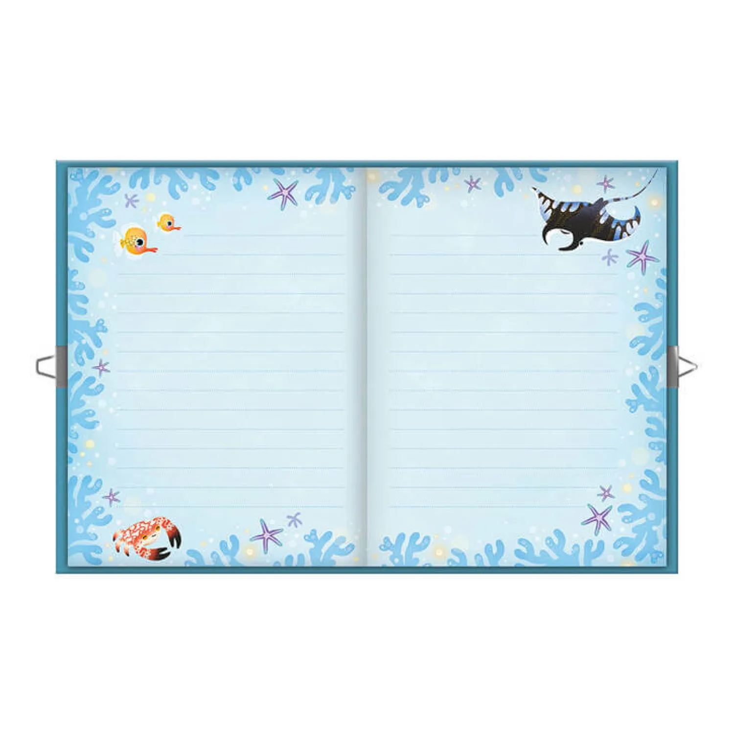 Janod Zestaw kreatywny Sekretny notes Magic Ocean 7+