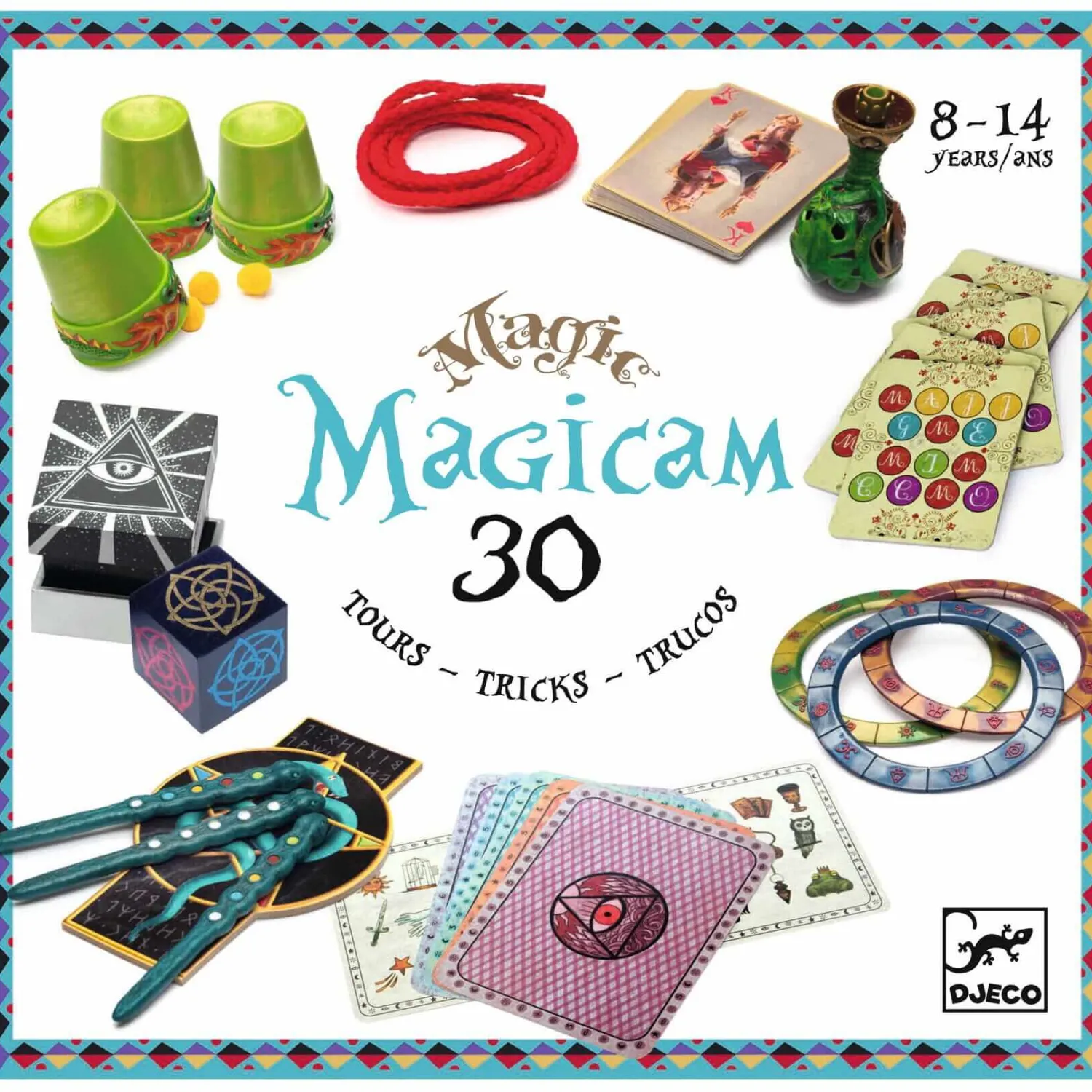 Djeco Zestaw 30 magicznych sztuczek Magicam