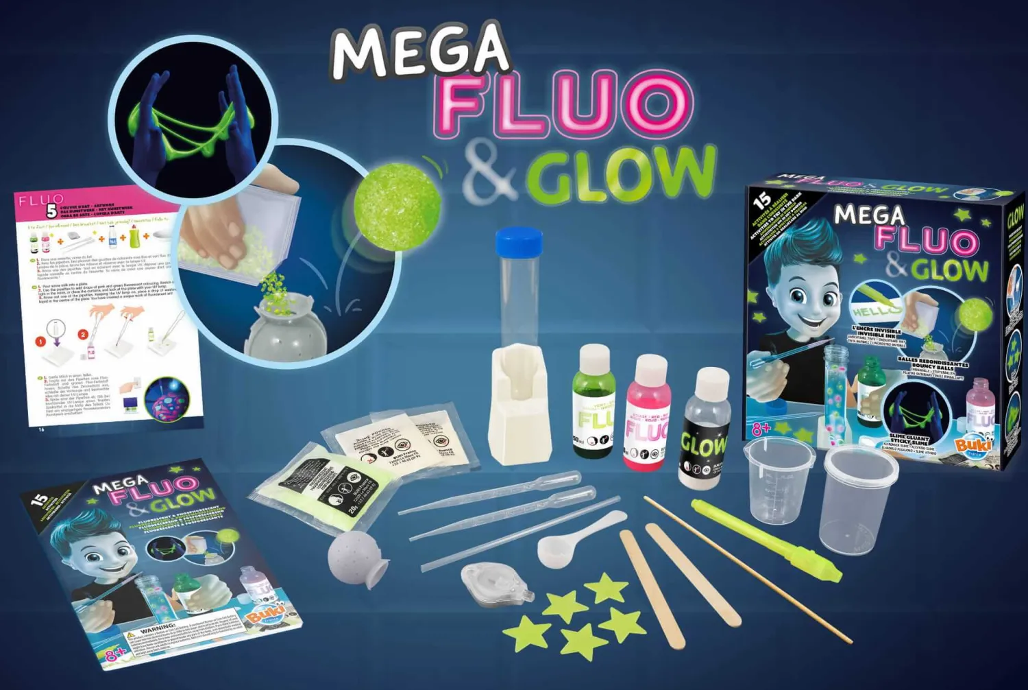 Buki Zestaw MEGA FLUO&GLOW