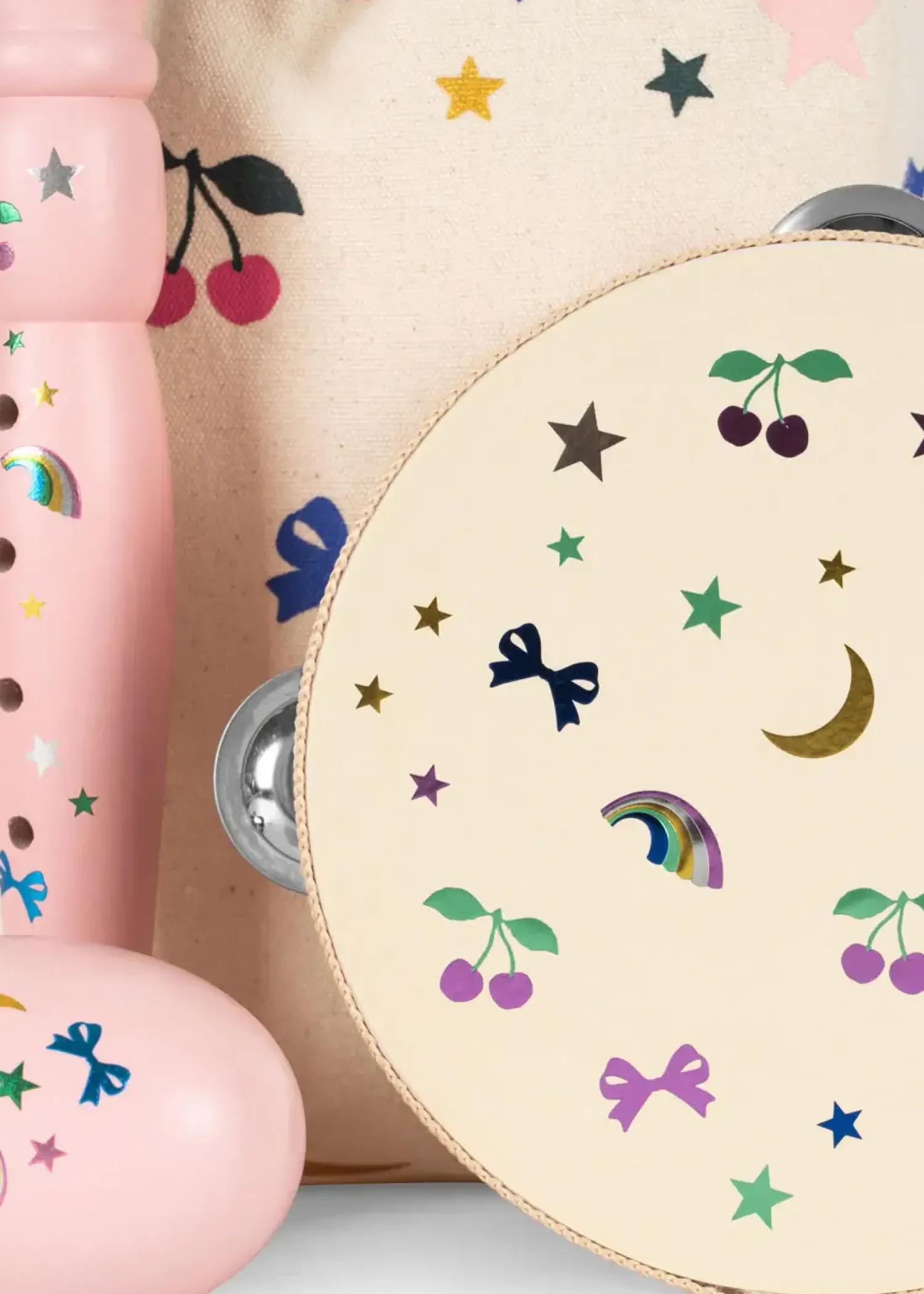 Konges slojd Zestaw muzyczny Petite FSC - rainbow twinkle