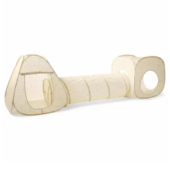 Dzieci 3 Sprouts Zestaw namiotów dla dzieci z tunelem 3w1 Terrazzo Beige