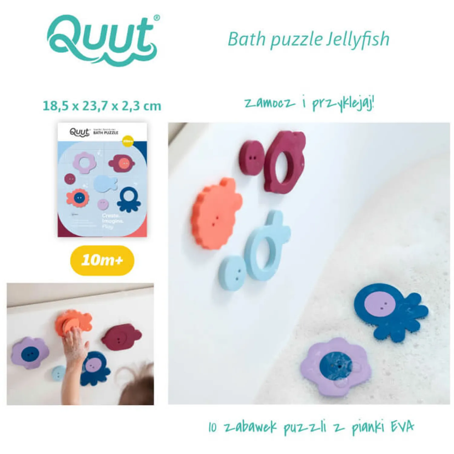 QUUT Zestaw puzzli piankowych - Seaside
