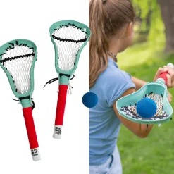 BS Toys Zestaw rakietek z miękką piłką do LACROSSE, outdoor