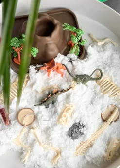 Jellystone Zestaw sensoryczny Świat dinozaurów, tacka + figurki + śnieg sensoryczny