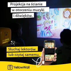 YellowWall Zestaw startowy. Projektor + 4 Multibajki
