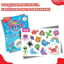 Zimpli Kids Zestaw tatuaży do wody + flamastry