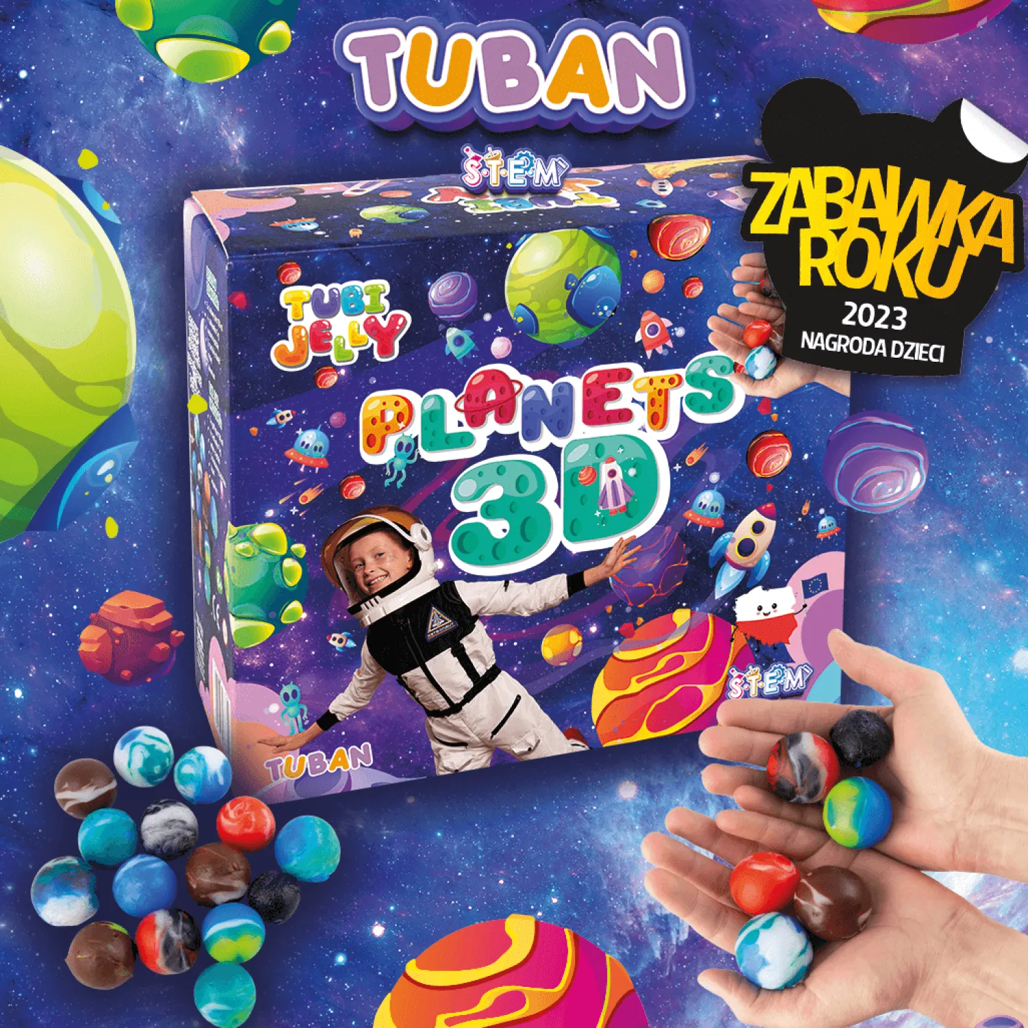 Tuban Zestaw Tubi Jelly - planety
