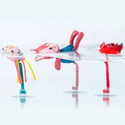 Lilliputiens Zestaw 3 zabawek do kąpieli z przyssawkami Kotka Jeanne 3 m+