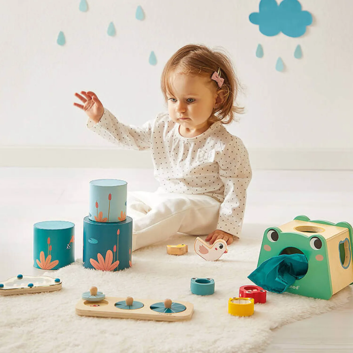 Janod Zestaw zabawek edukacyjnych Box 12m+