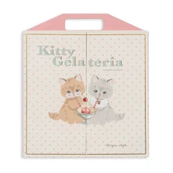Konges slojd Zestaw z naklejkami FSC - kitty friends
