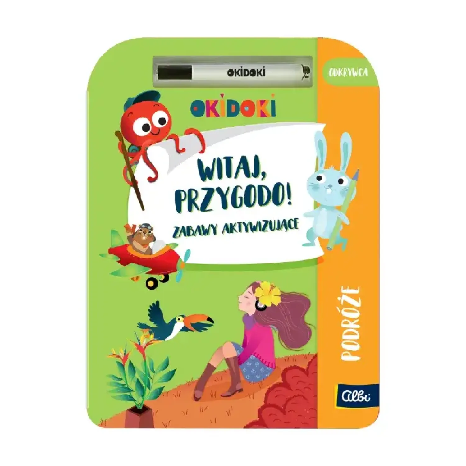 Albi Zeszyt edukacyjny Witaj, przygodo! OKIDOKI - Podróże 4+