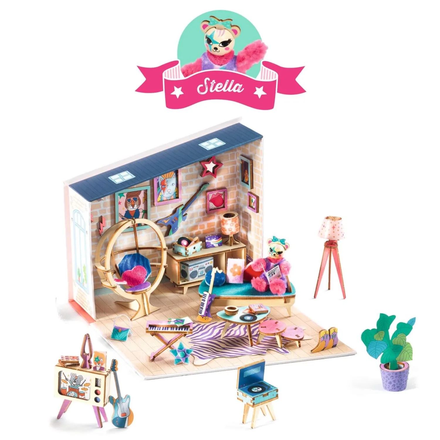 Djeco Zrób to sam MI HOUSE - mini domek STELLA